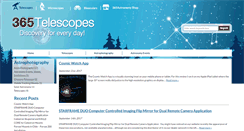Desktop Screenshot of 365telescopes.com